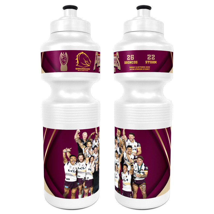 PRE ORDER - 2025 Brisbane Broncos Premiers Drink Bottle