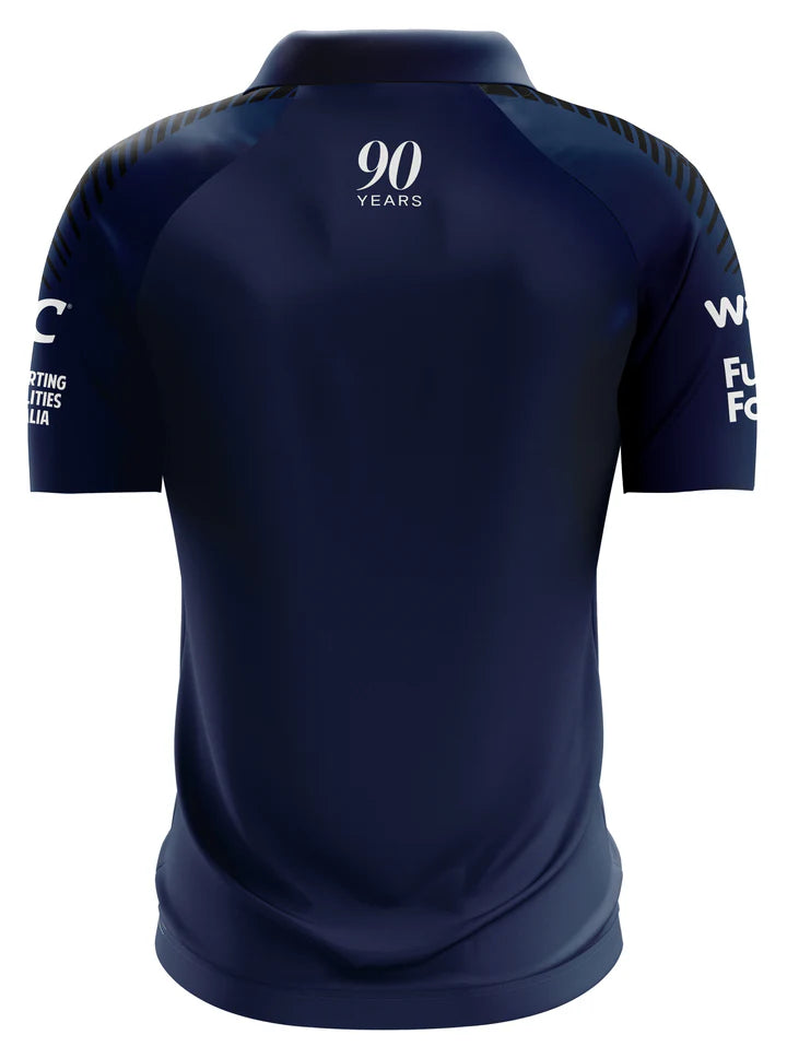 2025 Canterbury Bankstown Bulldogs Media Polo (Navy)