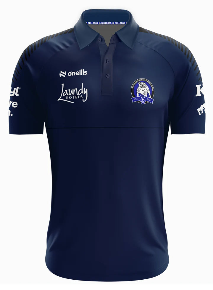 2025 Canterbury Bankstown Bulldogs Media Polo (Navy)