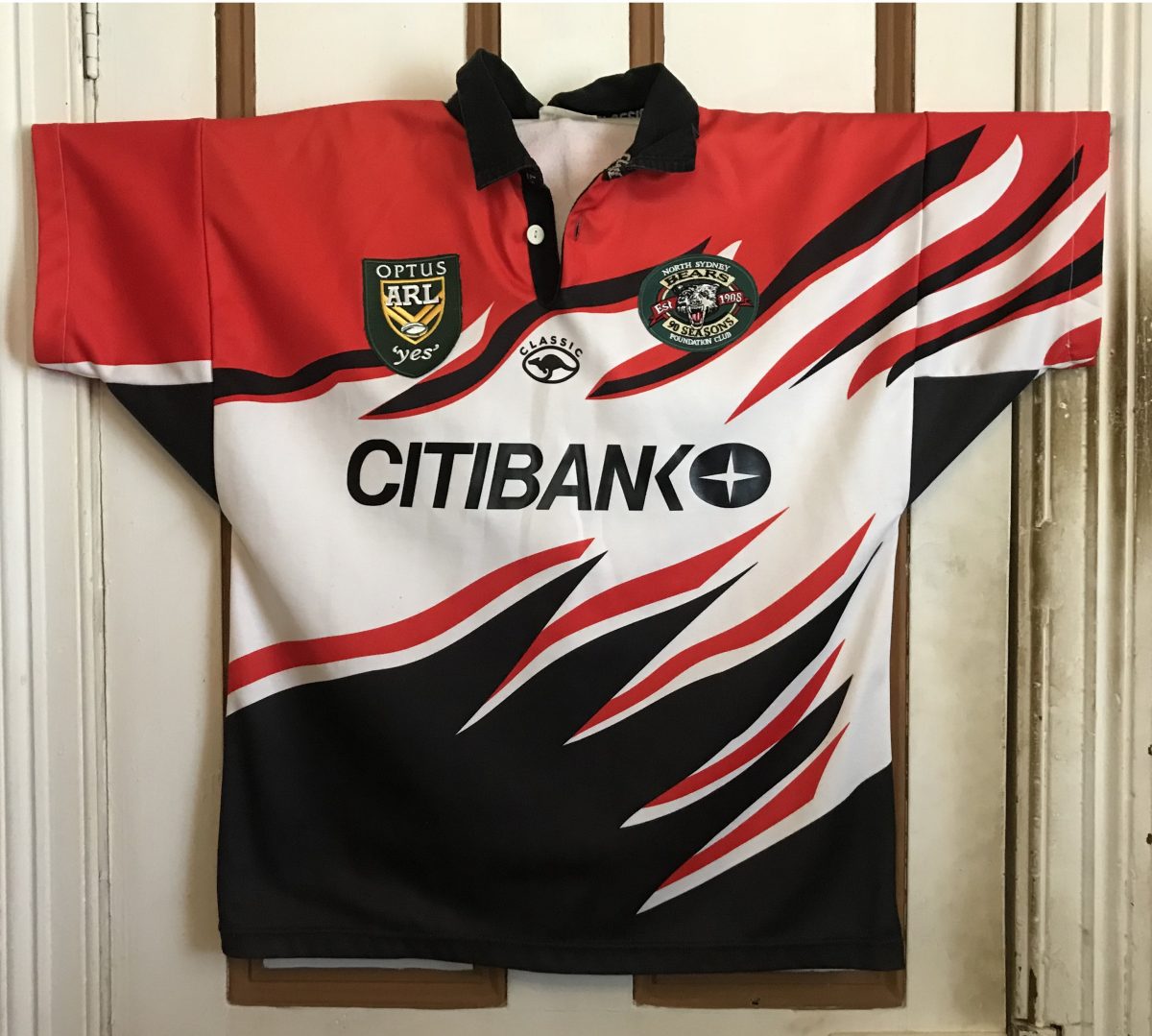 1997 North Sydney Bears Retro Jersey | Peter Wynn's Score