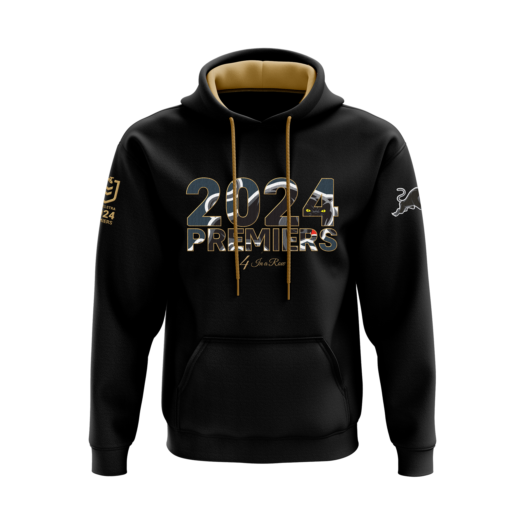 2024 Penrith Panthers Premiers Hoodie (TID) - PRE ORDER: Estimated delivery in store 15/11/24