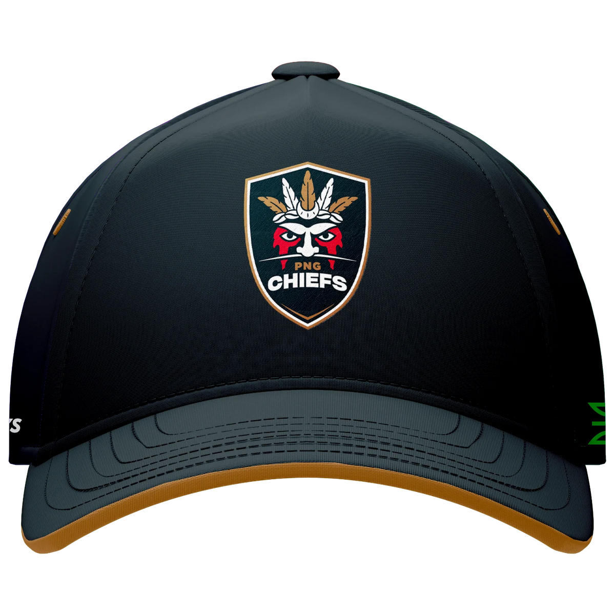 PNG Chiefs Foundation Media Cap (Black/Gold)