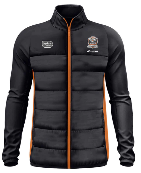 2024 Wests Tigers Players Puffer Jacket