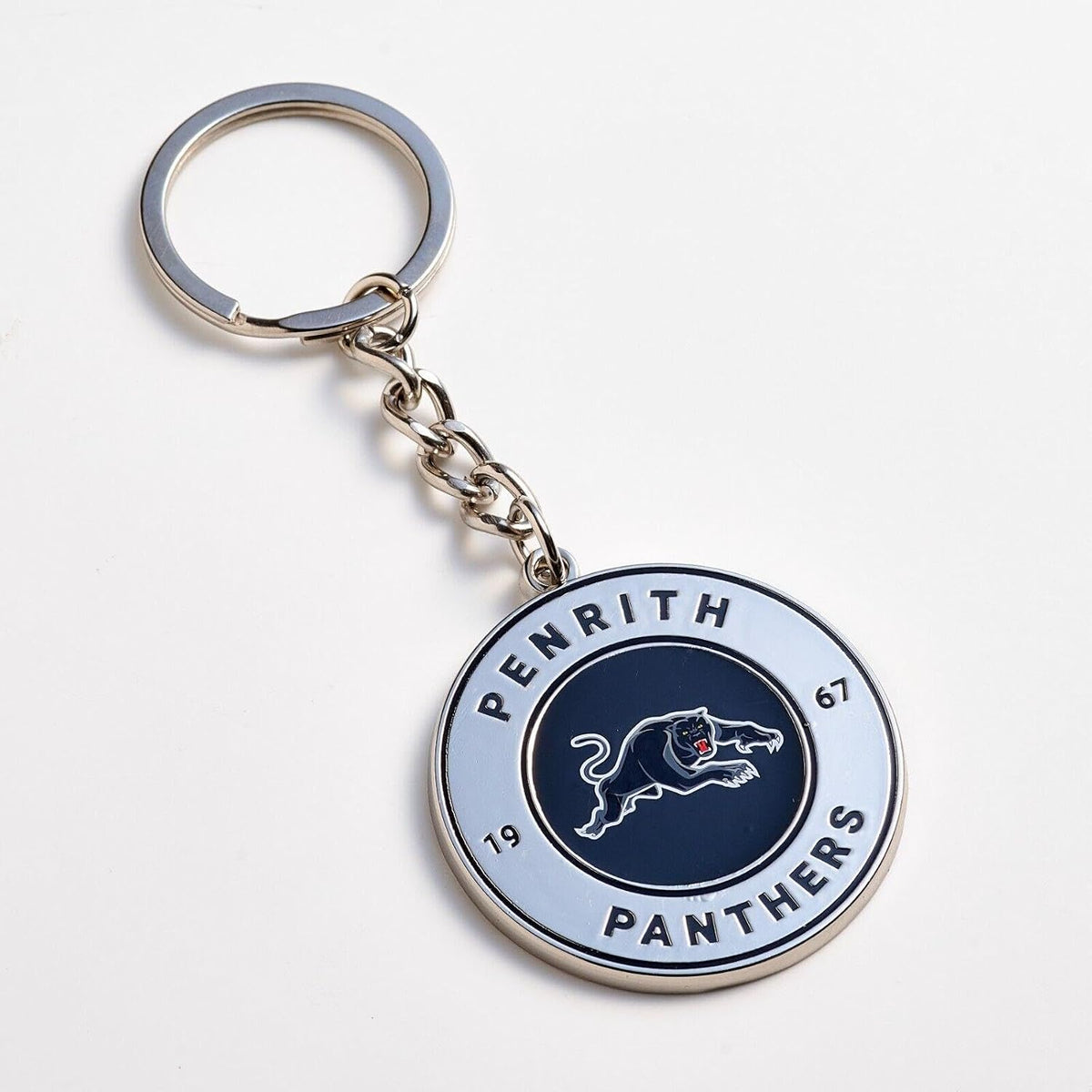 Panthers Round Keyring