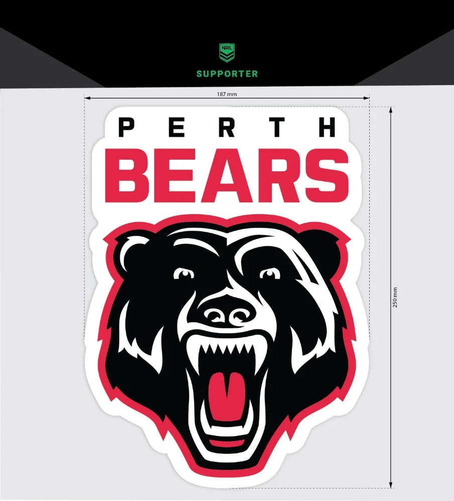Perth Bears Mega Sticker