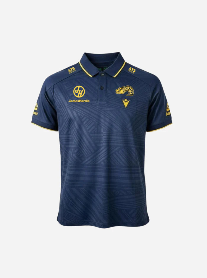 2026 Parramatta Eels Travel Polo (Navy) - Adults