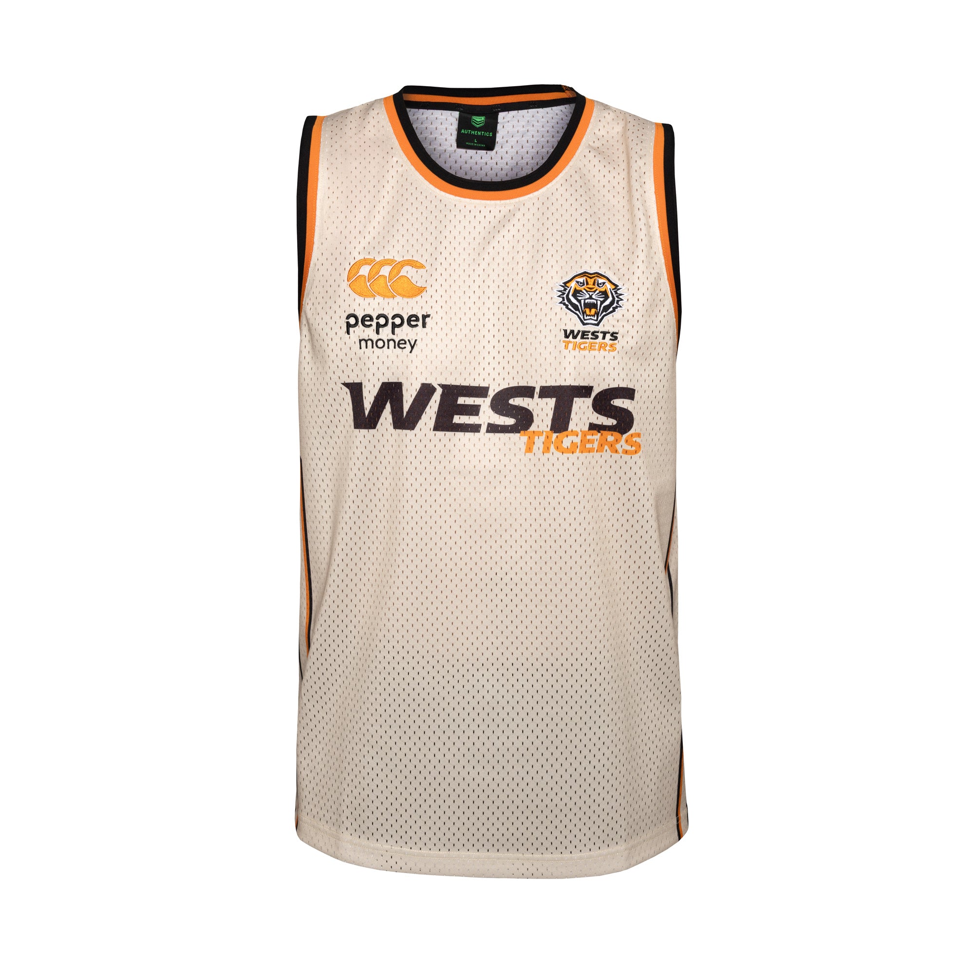 2026 Wests Tigers Basketball Singlet  - Adult