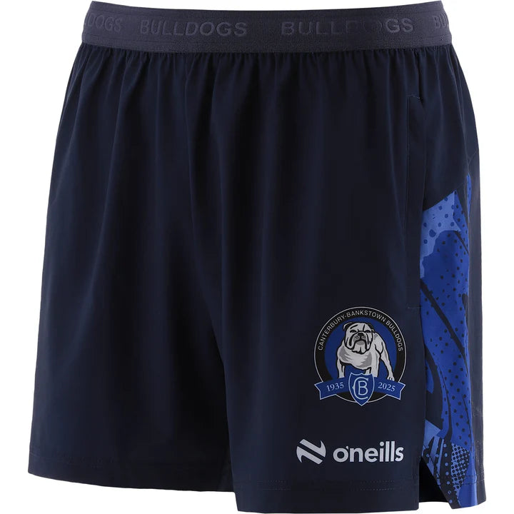 2025 Canterbury Bankstown Bulldogs Training Shorts - Kids