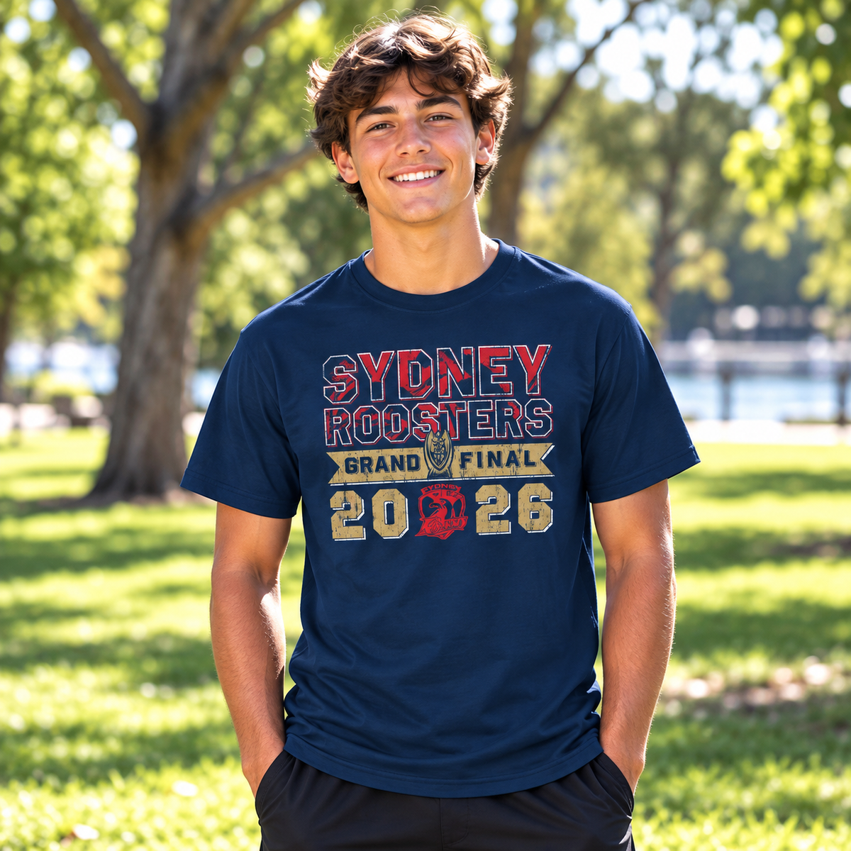 2026 Roosters Grand Final Tee - Youth