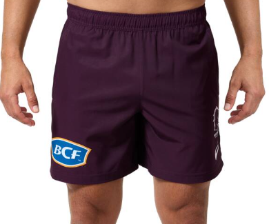 2025 Brisbane Broncos Training Shorts - Maroon