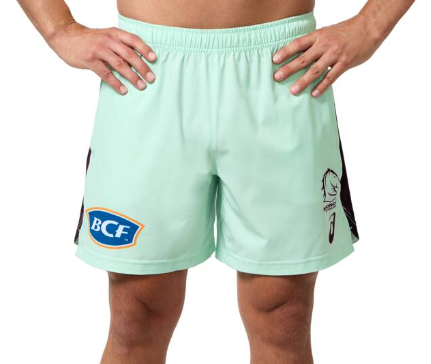 2025 Brisbane Broncos Training Shorts - Mint