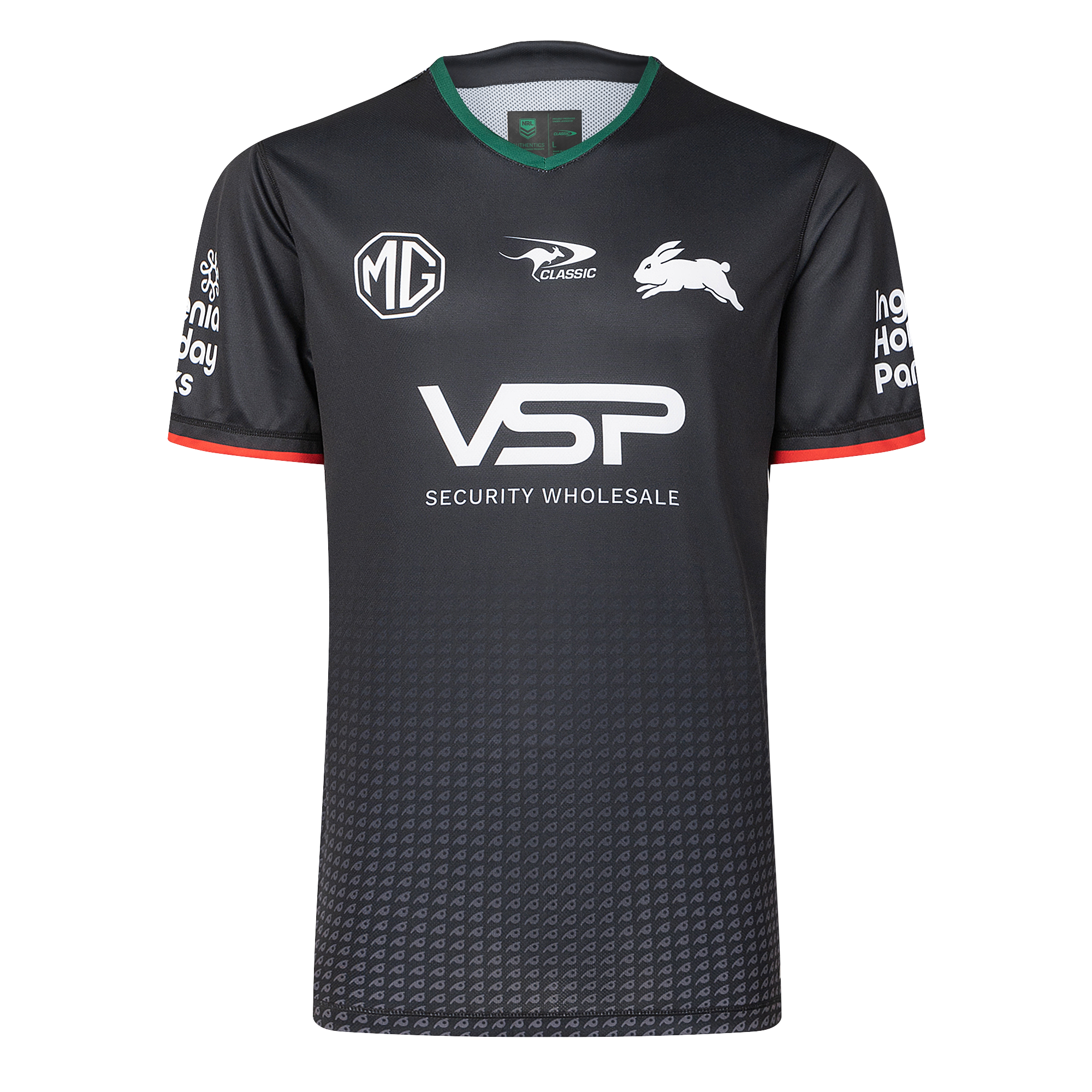 2025 South Sydney Rabbitohs Pro Training Tee (Black)