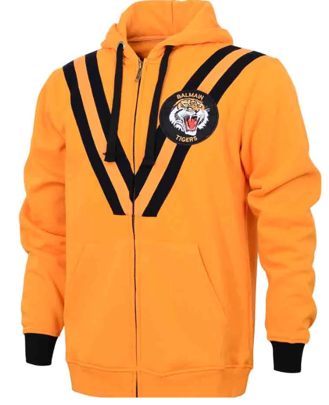 Balmain Tigers Retro Zip Hoodie