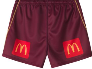 2026 QLD Maroons Home Shorts