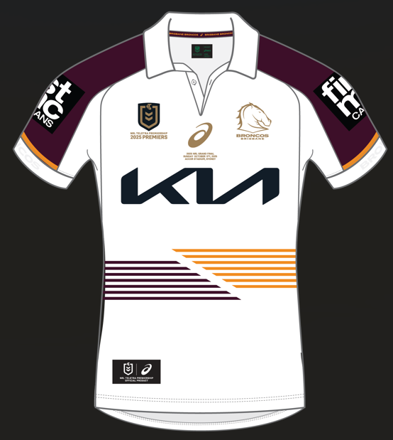 PRE ORDER - 2025 Brisbane Broncos Premiers Jersey