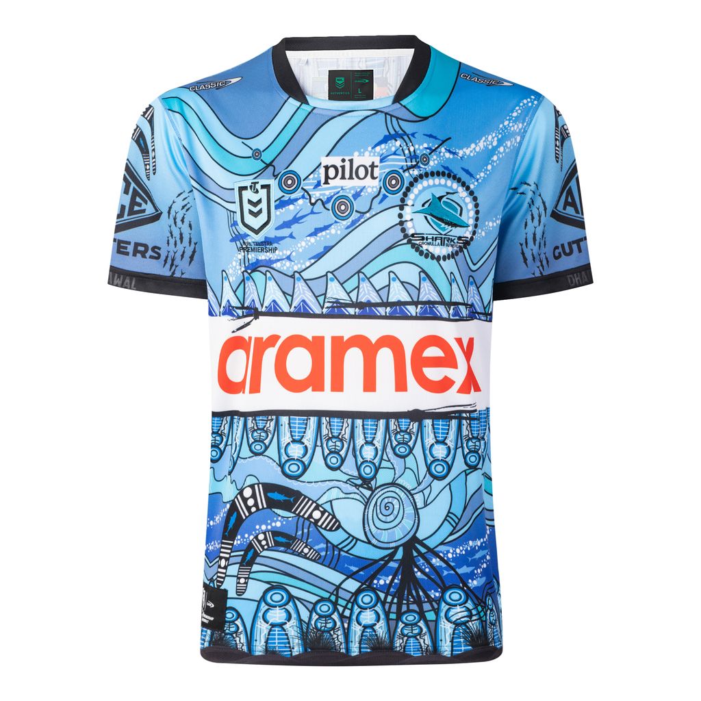 PREORDER: 2026 Cronulla Sutherland Sharks Indigenous Jersey (Due in-store between 27/7/26 - 7/8/26)