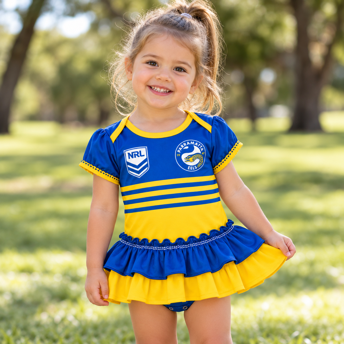 Eels Footy Suit - Girls