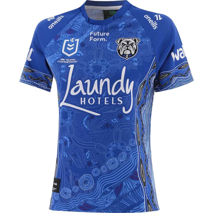 PREORDER: 2026 Canterbury Bankstown Bulldogs Indigenous Jersey - Ladies (Due in-store between 31/7/26 - 5/8/26)