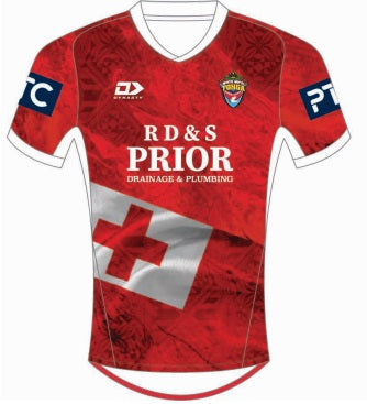 Tonga Rugby League Home Jersey - Kids