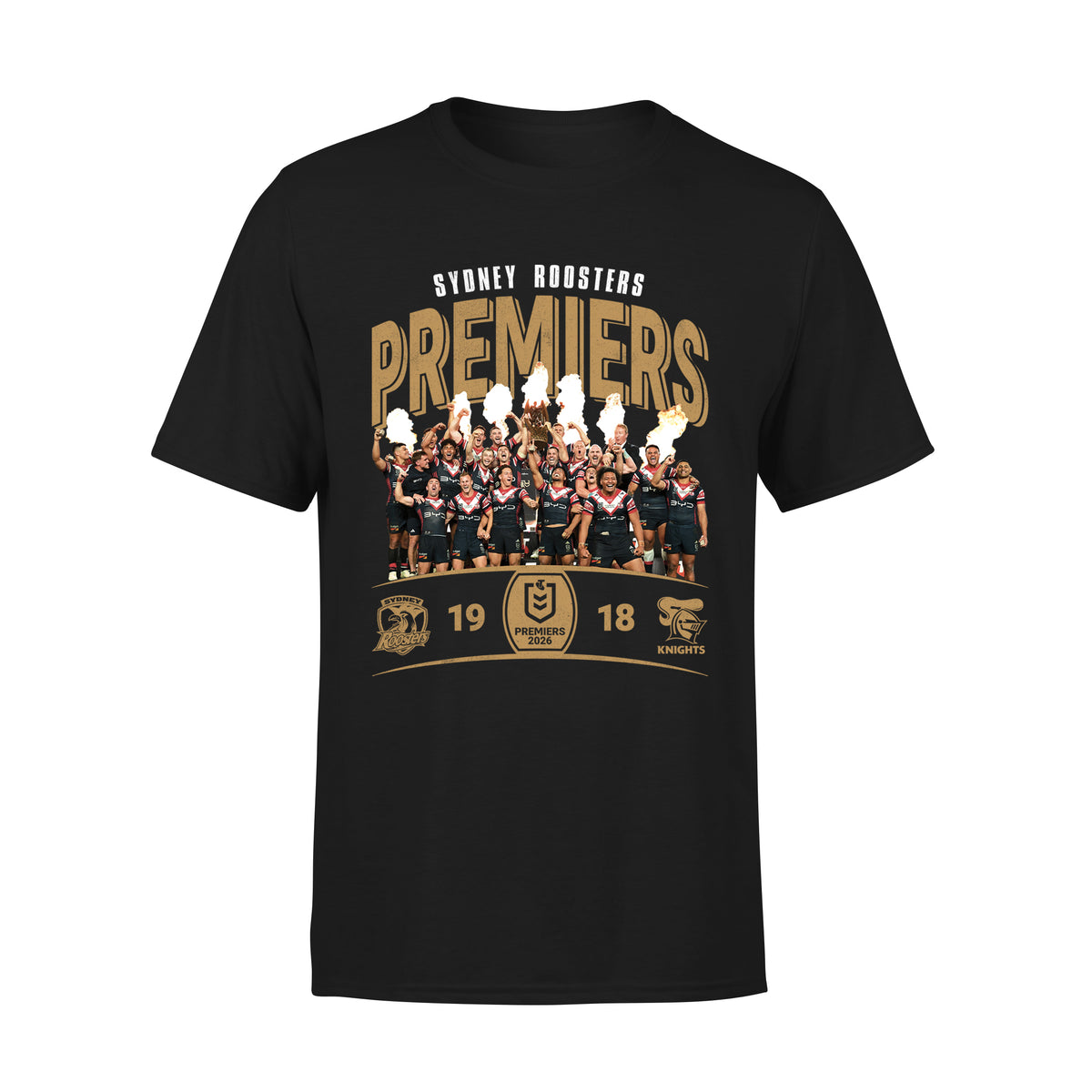2026 Sydney Roosters Premiers Photo Tee - Mens (Tidwell) (INSTORE THU 8 OCT)