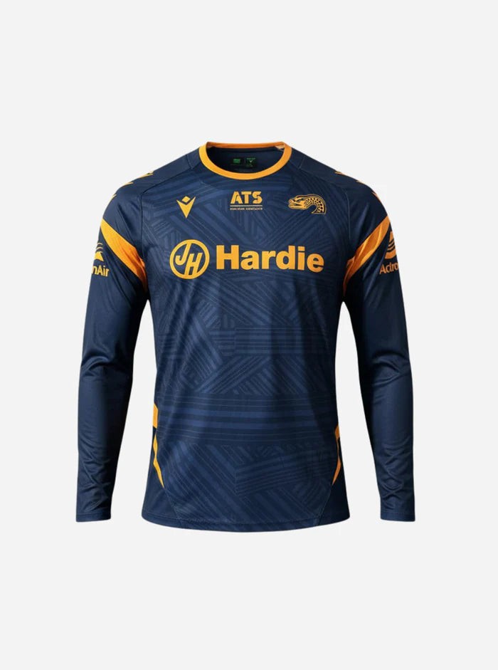 2026 Parramatta Eels Player's Training Long Sleeve Shirt - (Navy)
