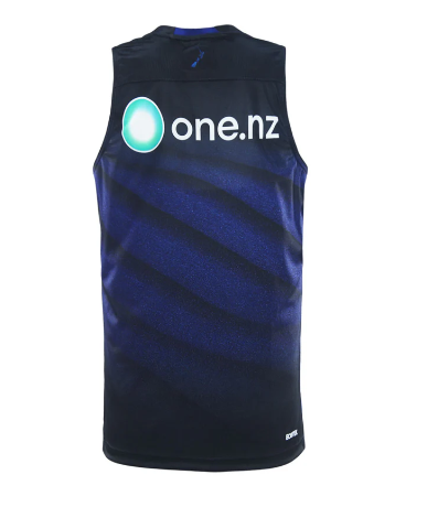 2025 New Zealand Warriors Training Singlet (Black)