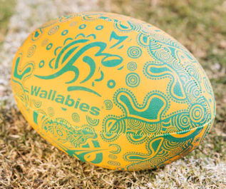 Wallabies First Nations Supporter Football (Size 5)