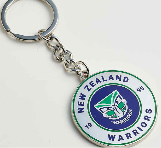 Warriors Round Keyring