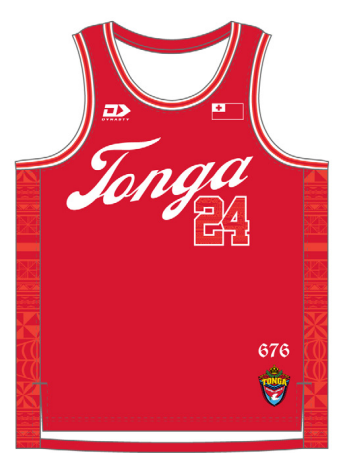 2024 Tonga Basketball Singlet