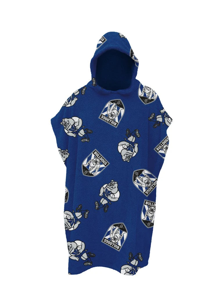 bulldogs hooded towel