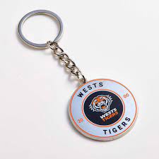 Tigers Round Keyring