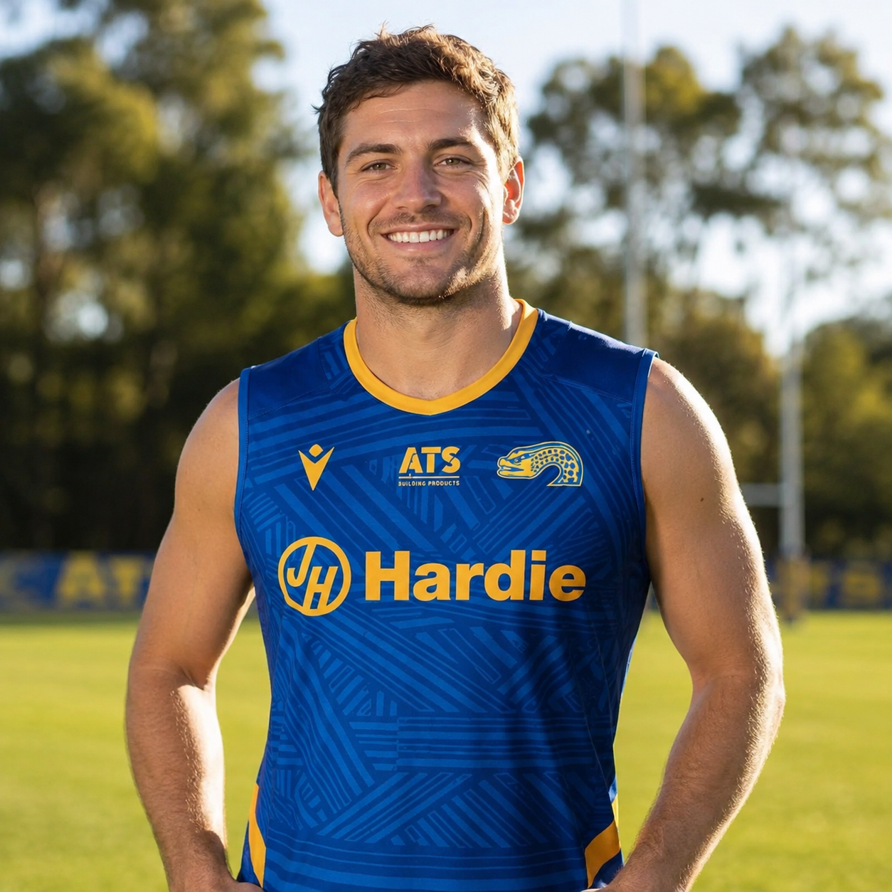 2026 Parramatta Eels Player Training Singlet - (Royal Blue)