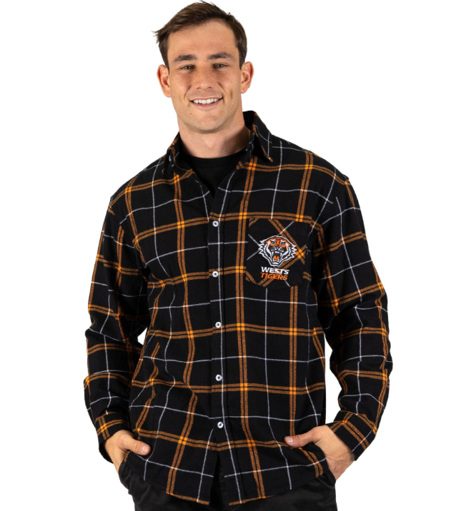 Wests Tigers Mustang Flannel Shirt
