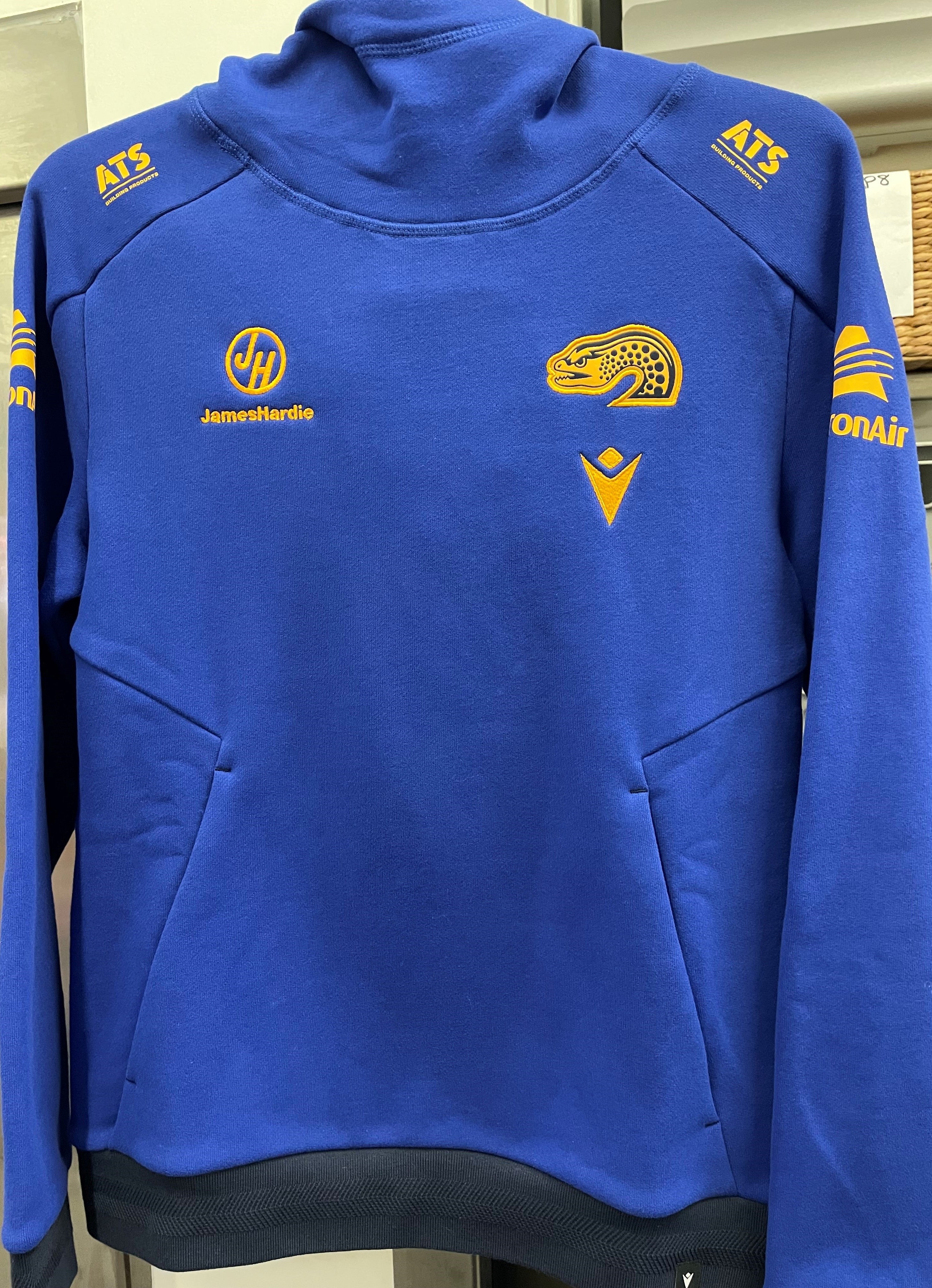 2025 Parramatta Eels Travel Hoodie (Electric Blue) - Kids