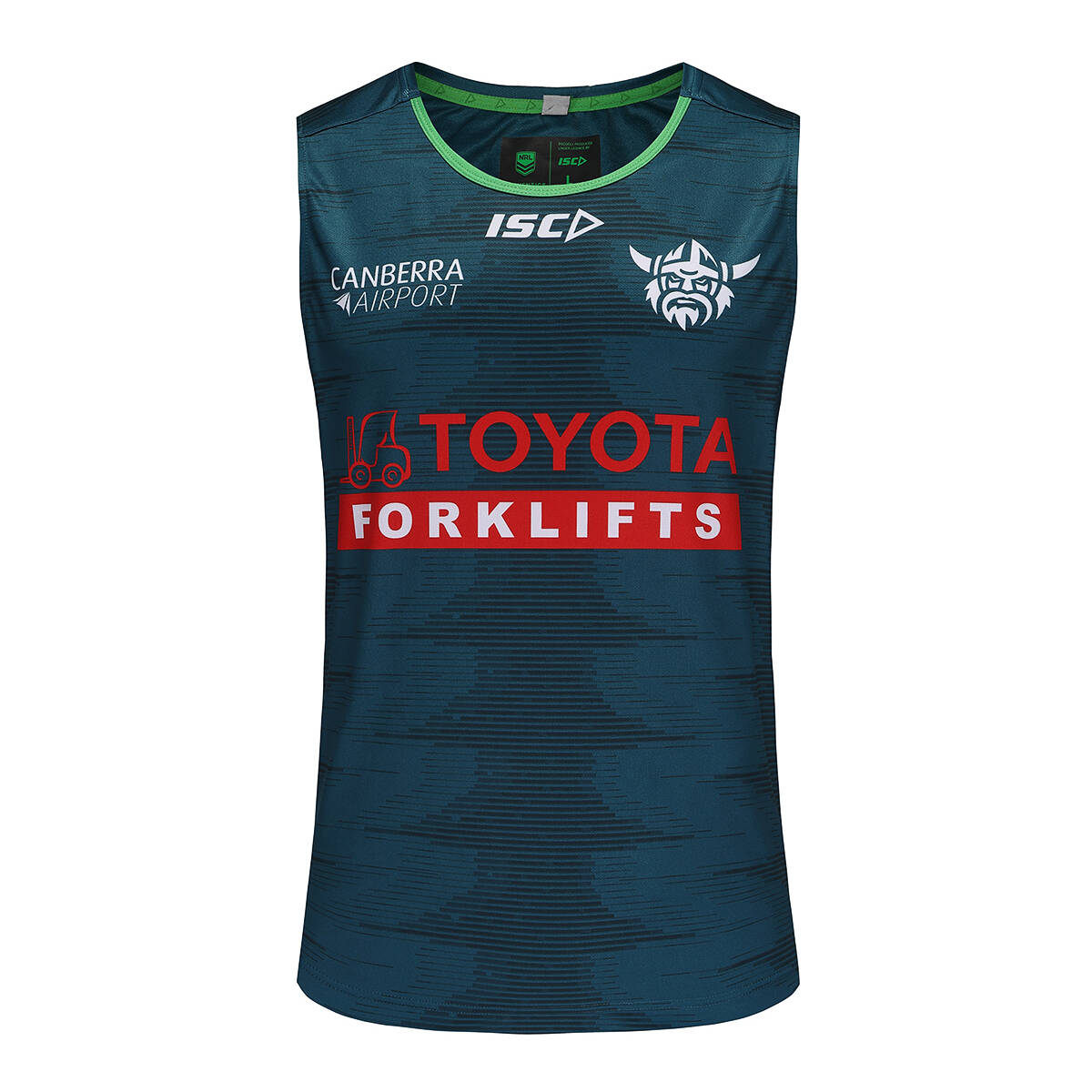 2025 Canberra Raiders Training Singlet (Jungle)