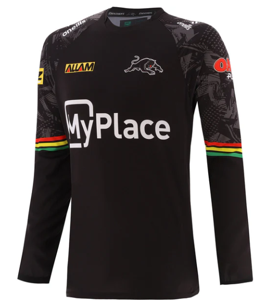 2024 Penrith Panthers Long Sleeve Training Shirt (Black)