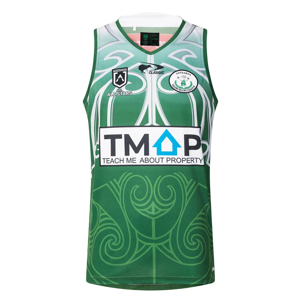 2025 Maori All Stars Training Singlet