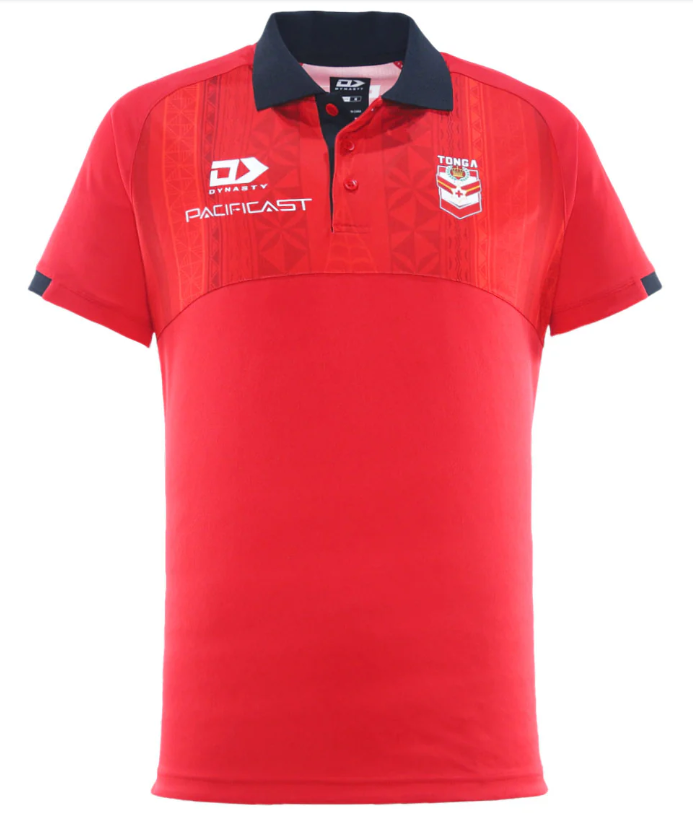 2024 Tonga Button Media Polo