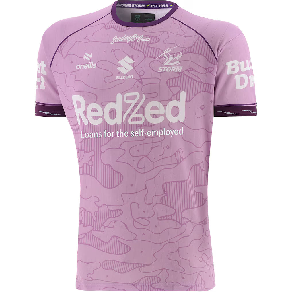 2026 Melbourne Storm Training Tee (Lilac)