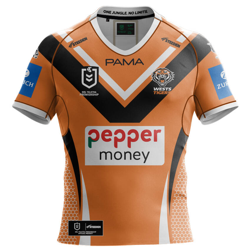 2025 Wests Tigers Away Jersey - Ladies