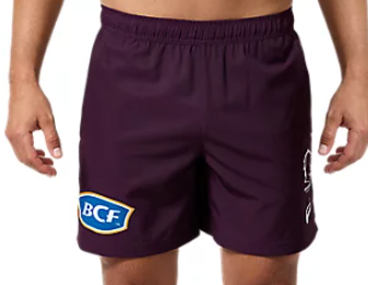 2025 Brisbane Broncos Training Shorts (Maroon) - Kids