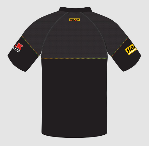 2025 Penrith Panthers Media Polo (Black)