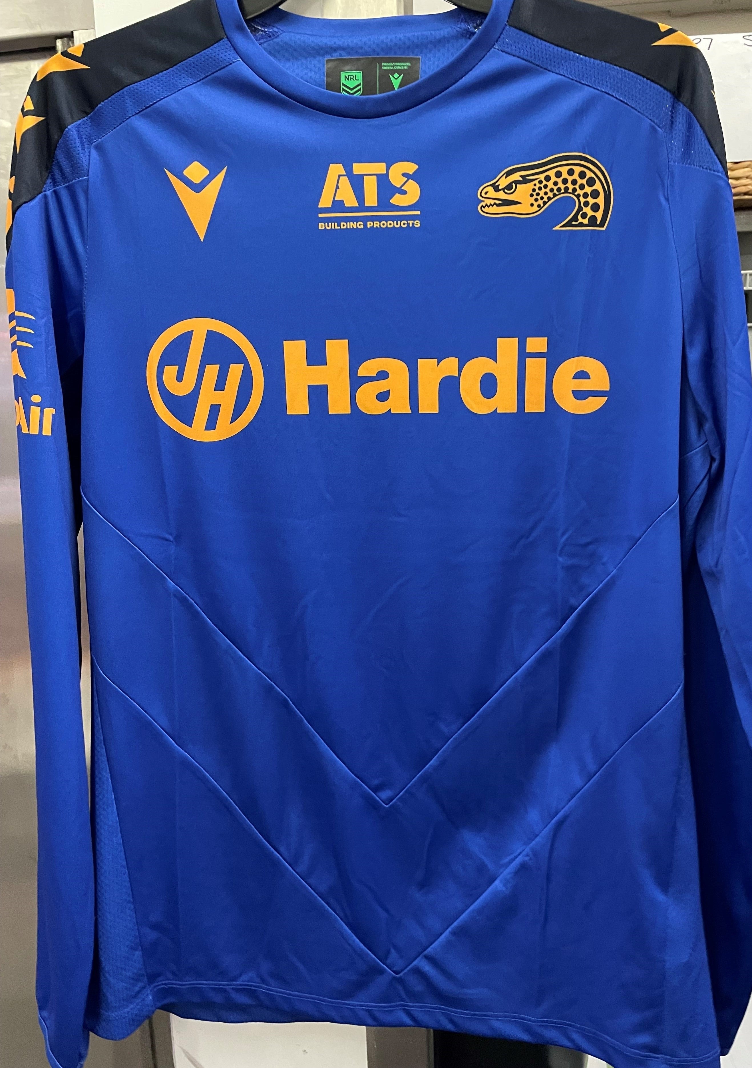 2025 Parramatta Eels Long Sleeve Training Shirt (Blue)