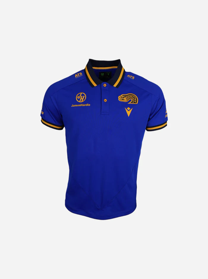 2025 Parramatta Eels Players Travel Polo (Blue)