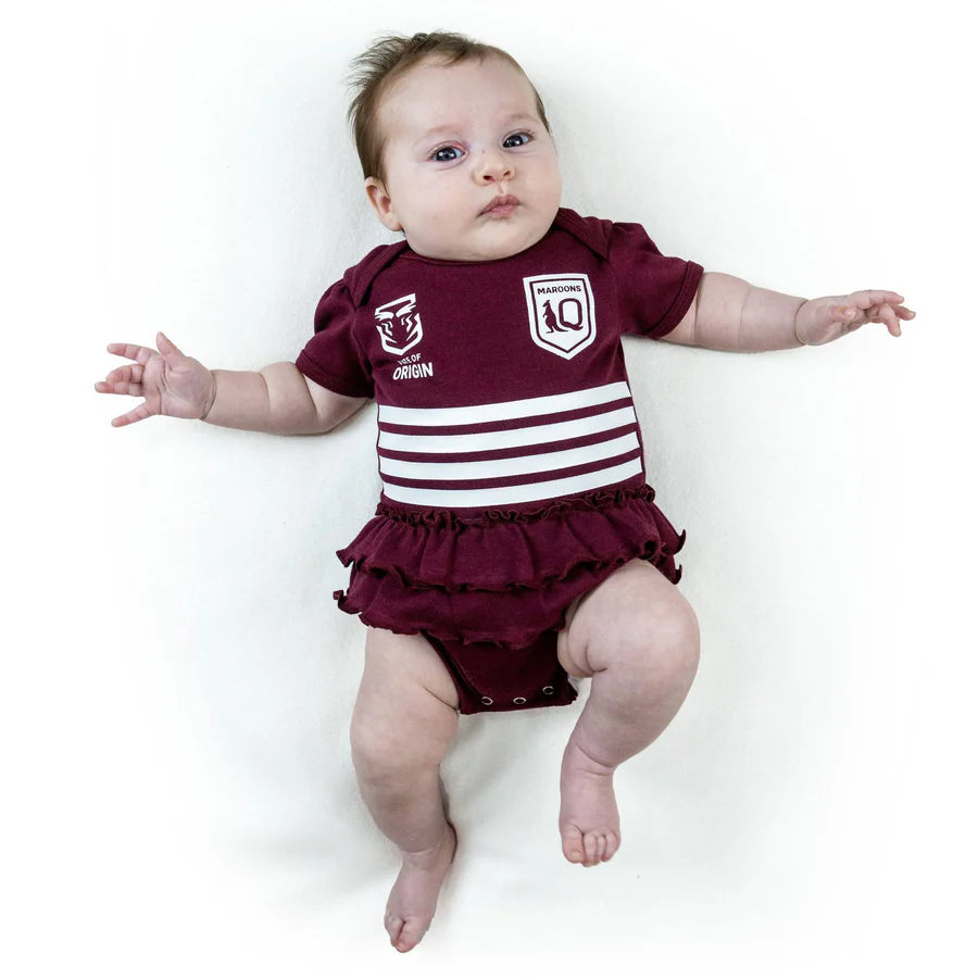 QLD Maroons State of Origin Footy Suit - Girls