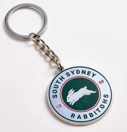 Rabbitohs Round Keyring