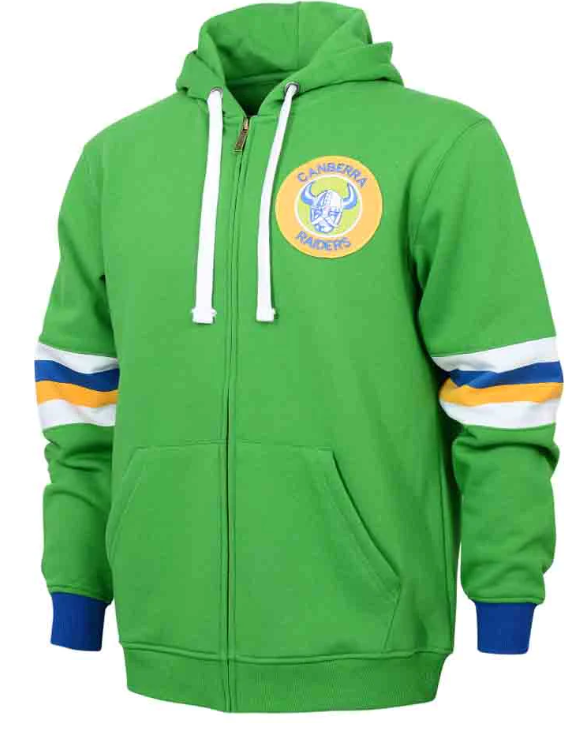 Canberra Raiders Retro Zip Hoodie