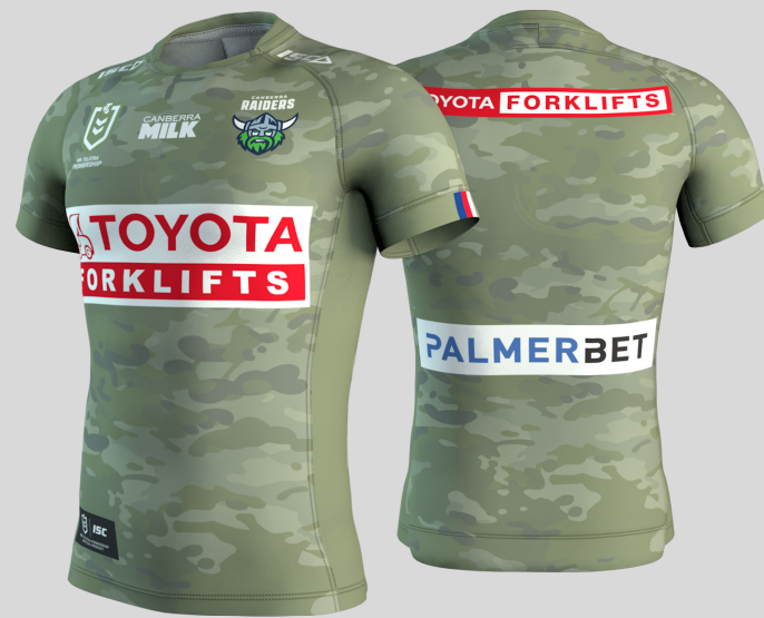 2024 Canberra Raiders Anzac Round Jersey