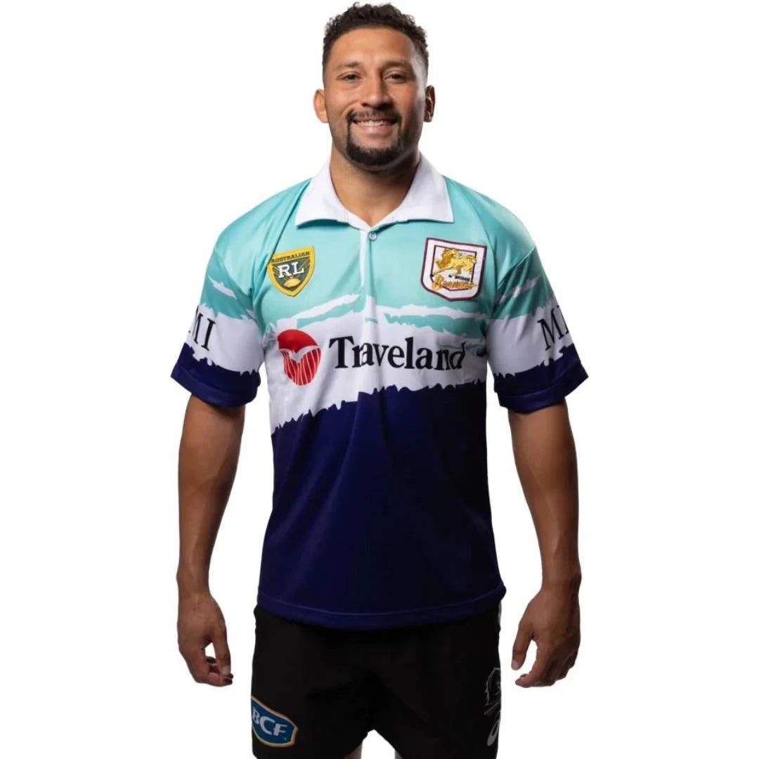 1995 Brisbane Broncos Sevens Retro Jersey