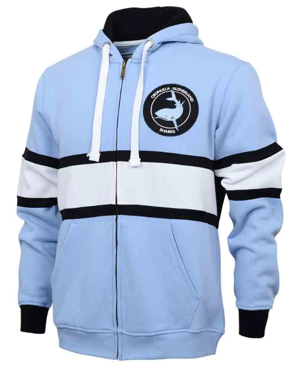 Cronulla Sharks Retro Zip Hoodie